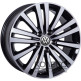 WSP Italy Volkswagen (W462) Altair W7.5 R17 PCD5x112 ET47 DIA57.1 gloss black polished