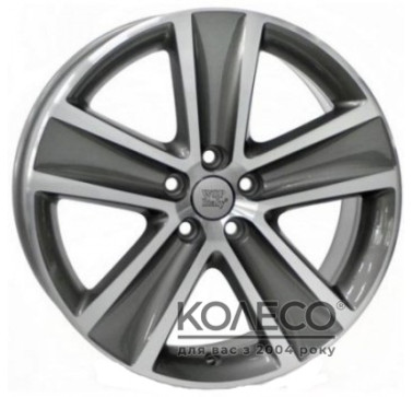 WSP Italy Volkswagen (W463) Cross Polo W7 R16 PCD5x100 ET46 DIA57.1 anthracite polished