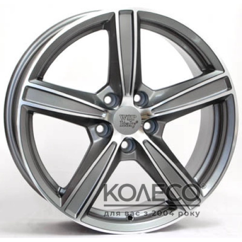 WSP Italy Volvo (W1254) Lima W8 R19 PCD5x108 ET49 DIA67.1 anthracite polished