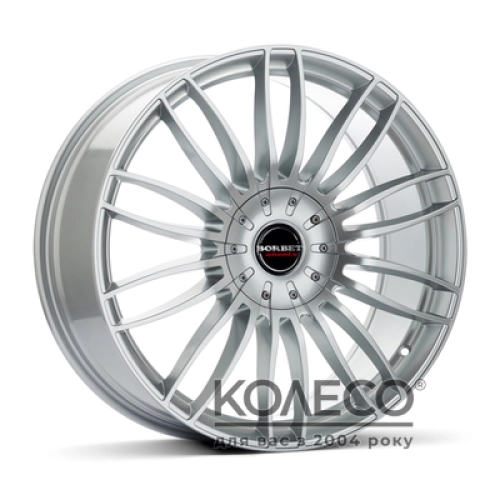 Borbet CW3 W7.5 R18 PCD5x160 ET50 DIA65.1 sterling silver