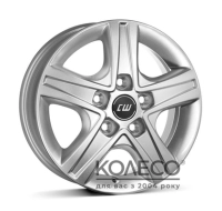 Диски Borbet CWD W7 R17 PCD5x114.3 ET45 DIA66.1 crystal silver