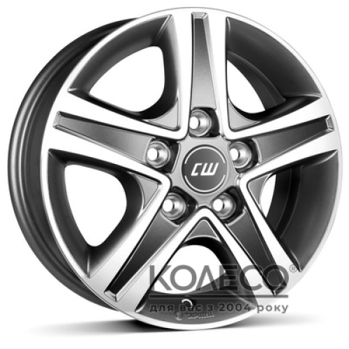 Borbet CWD W7 R17 PCD5x108 ET46 DIA65.1 mistral anthracite polished