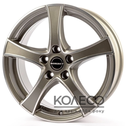 Borbet F2 W7.5 R18 PCD5x114.3 ET45 DIA60.1 GSP