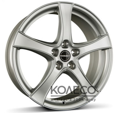 Borbet F2 W7.5 R18 PCD5x114.3 ET45 DIA60.1 brilliant silver