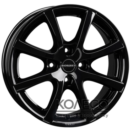 Borbet LV4 W7 R16 PCD4x100 ET38 DIA64 Black