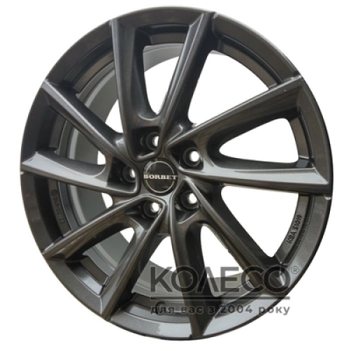 Borbet VT W7.5 R17 PCD5x112 ET36 DIA66.5 mistral anthracite glossy