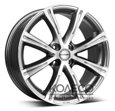 Borbet X8 W7 R15 PCD4x98 ET35 DIA64.1 black chrome polished