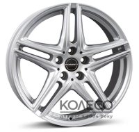Диски Borbet XR W8 R18 PCD5x112 ET39 DIA66.6 brilliant silver