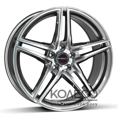 Borbet XRT W8.5 R19 PCD5x120 ET30 DIA72.6 graphite polished