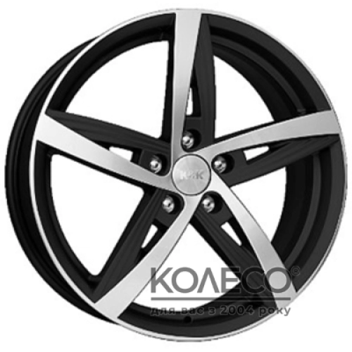 КиК Дольче Вита (КС559) W7.5 R18 PCD5x112 ET37 DIA66.6 алмаз черный
