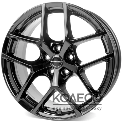 Borbet Y W8 R18 PCD5x100 ET40 DIA64.1 Black