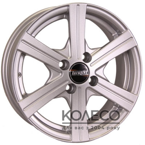 Tech Line TL414 W5.5 R14 PCD4x100 ET43 DIA67.1 silver