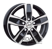 Диски Autec Quantro W6.5 R16 PCD5x160 ET60 DIA65.1 black polished