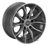 Диски Momo Screamjet W8 R17 PCD5x112 ET45 DIA79.6 matt anthracite polished