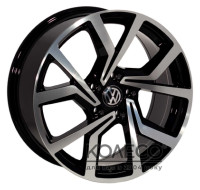 Диски Zorat Wheels BK5125 W7.5 R17 PCD5x100 ET45 DIA57.1 BKP