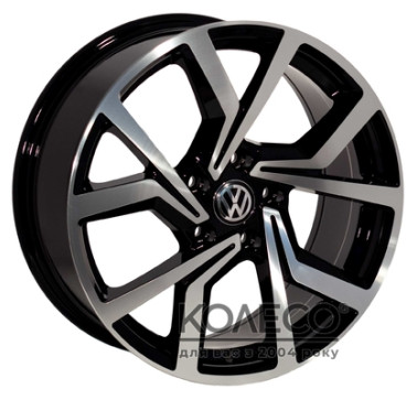 Zorat Wheels BK5125 W7.5 R17 PCD5x100 ET45 DIA57.1 BKP