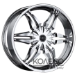 Zyoxx ZX6 W8.5 R20 PCD5x120 ET35 DIA78.1 chrome