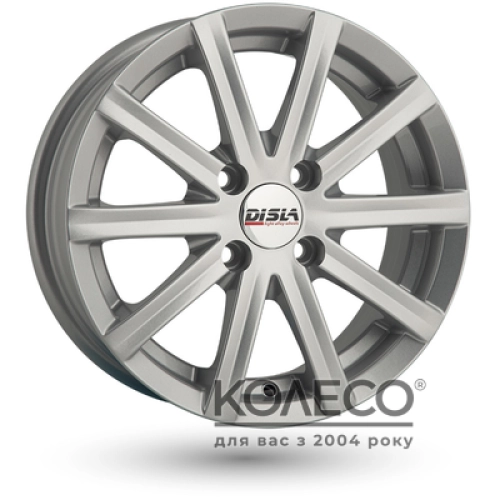 Disla Baretta W5.5 R13 PCD4x114.3 ET30 DIA67.1 silver