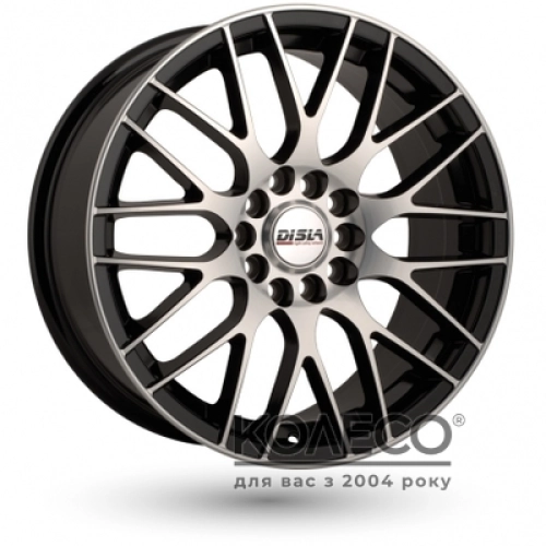 Disla Bayern W7.5 R17 PCD5x120 ET42 DIA72.6 Black Diamond