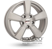 Диски Disla Formula W6.5 R15 PCD4x100 ET35 DIA67.1 silver