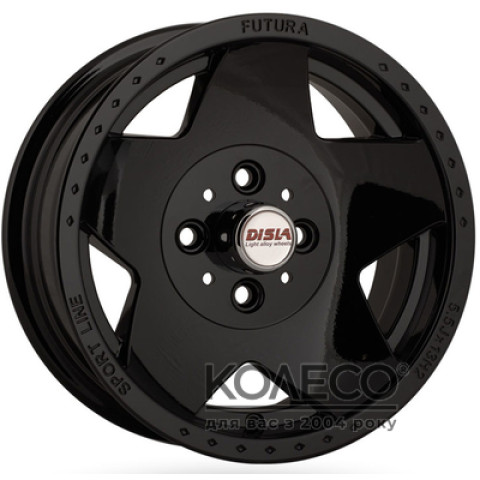 Disla Futura W5.5 R13 PCD4x98 ET5 DIA58.6 black