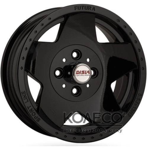 Disla Futura W5.5 R13 PCD4x98 ET5 DIA58.6 black