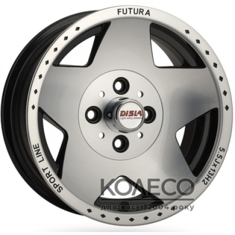 Disla Futura W5.5 R13 PCD4x98 ET5 DIA58.6 BD