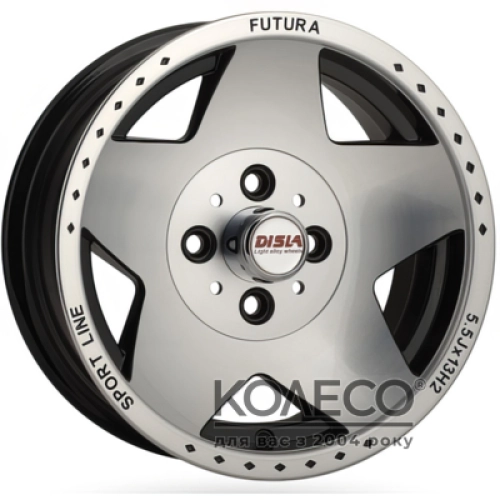 Disla Futura W5.5 R13 PCD4x98 ET5 DIA58.6 BD