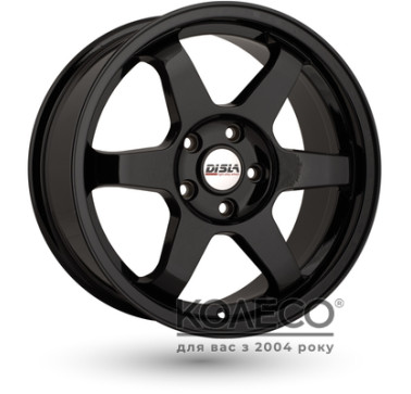 Disla JDM W8 R18 PCD5x100 ET45 DIA56.1 Black