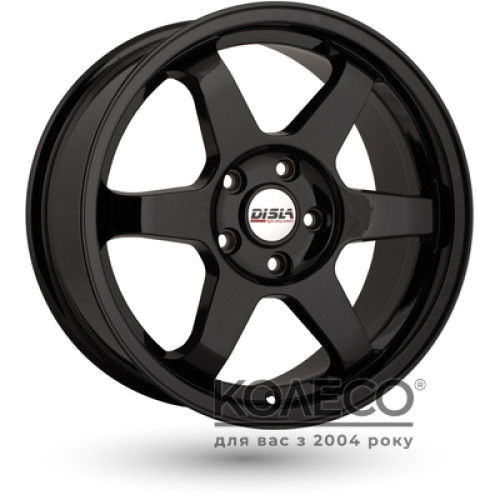Disla JDM W8 R18 PCD5x100 ET45 DIA56.1 Black
