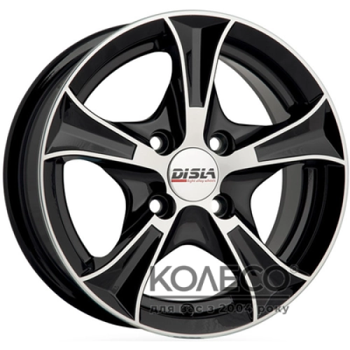 Disla Luxury W7 R16 PCD5x112 ET38 DIA66.6 Black Diamond