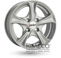 Диски Disla Luxury W7 R16 PCD5x100 ET38 DIA57.1 silver