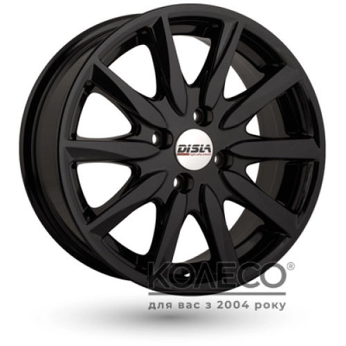 Disla Raptor W7 R16 PCD4x100 ET38 DIA67.1 black