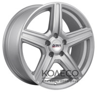 Диски Disla Scorpio W8 R18 PCD5x112 ET35 DIA66.6 silver