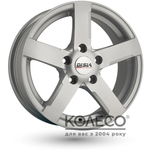 Disla Tornado W6.5 R15 PCD5x112 ET40 DIA67.1 silver
