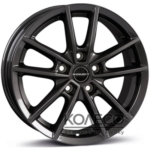 Borbet W W8 R18 PCD5x114.3 ET50 DIA72.5 mistral anthracite glossy