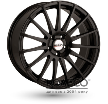 Disla Turismo W7.5 R17 PCD5x108 ET40 DIA67.1 black