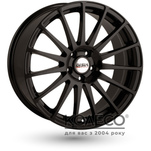 Disla Turismo W7.5 R17 PCD5x108 ET40 DIA67.1 black