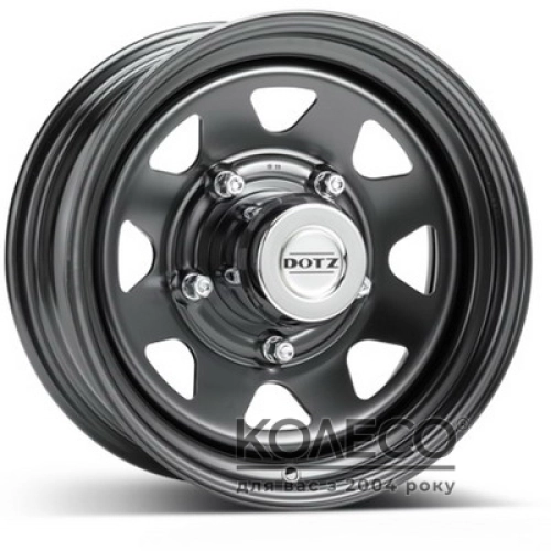 Dotz Pharao W6 R15 PCD5x139.7 ET45 DIA110 Black