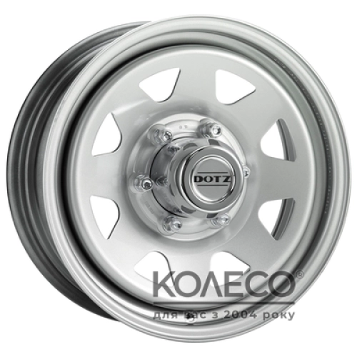 Dotz Pharao W6 R15 PCD5x139.7 ET45 DIA110.1 silver