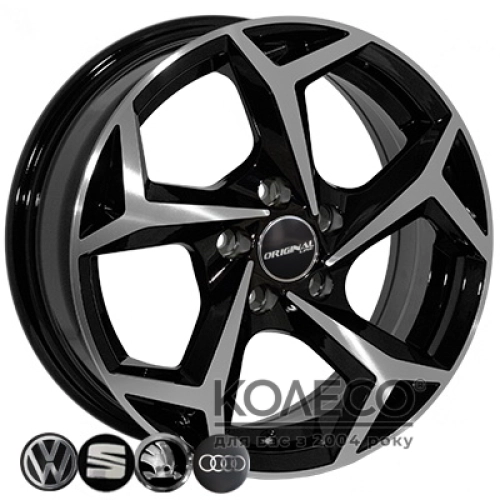 Replica Volkswagen (BK5340) W6 R15 PCD5x108 ET37 DIA65.1 BP