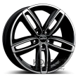GMP Italia Diva W7.5 R18 PCD5x112 ET50 DIA66.6 black polished