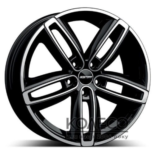GMP Italia Diva W7.5 R18 PCD5x112 ET50 DIA66.6 black polished
