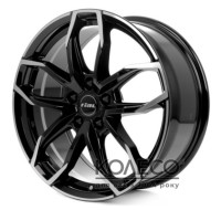 Диски Rial Lucca W7.5 R17 PCD5x112 ET45 DIA70.1 diamond black front polished