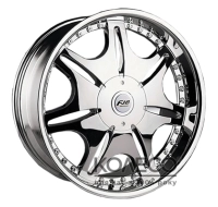 Диски FJB F-318 W9.5 R22 PCD6x139.7 ET20 DIA108.1 chrome