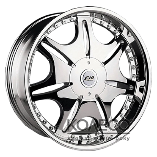 FJB F-318 W9.5 R22 PCD6x139.7 ET20 DIA108.1 chrome