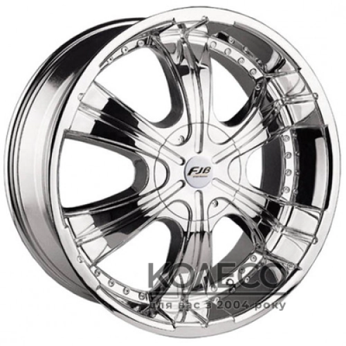FJB F-321 W8.5 R20 PCD9x199 ET45 DIA74.1 chrome