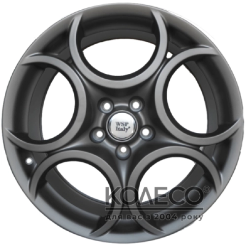 WSP Italy Alfa Romeo (W257) Romeo W7.5 R18 PCD5x110 ET41 DIA65.1 matt gun metal
