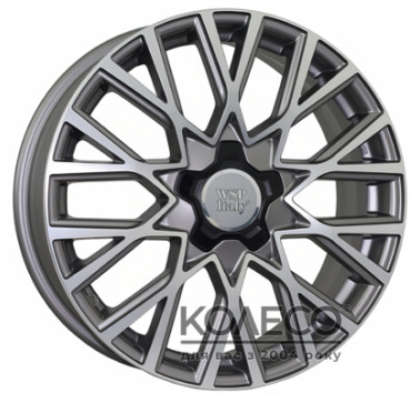 WSP Italy Fiat (W168) Gran Sasso W7 R18 PCD5x110 ET40 DIA65.1 matt gun metal polished