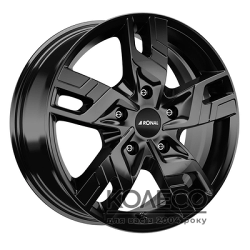 Ronal R64 W6.5 R16 PCD5x160 ET60 DIA65.1 Jet black